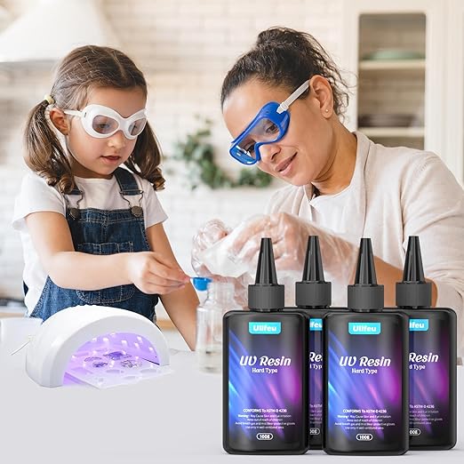 UV Resin 400g Bulk No Odor Upgrade Clear UV Epoxy Resin Hard Fast Cure Resin - Image 4