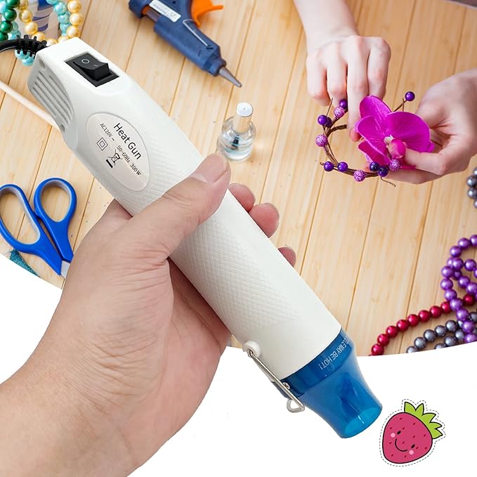 Heat Gun, Mini Hot Air Gun for DIY Crafts Portable Heat Air Gun Tool for - Image 7