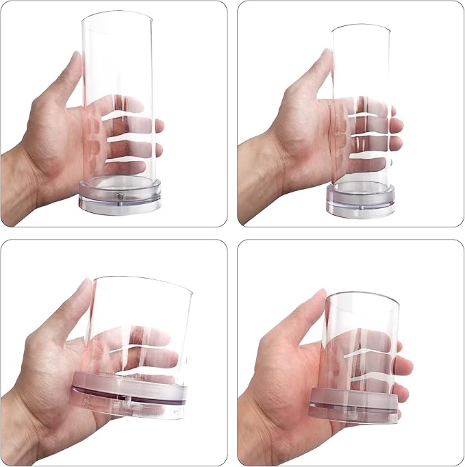 MILIVIXAY Cylinder Candle Mold Set-4PCS Pillar Candle Molds - Image 4