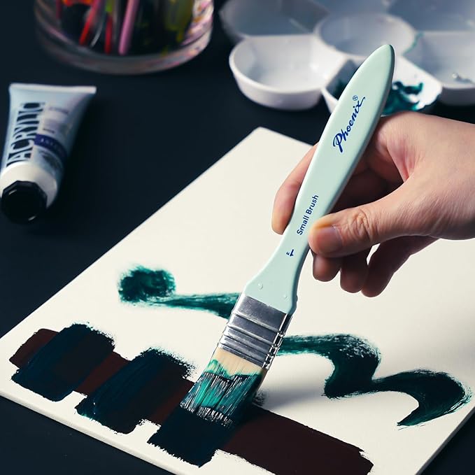 PHOENIX Flat Paint Brush Set - Image 6