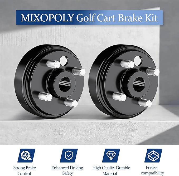 Golf Cart Brake Drum/Hub Assembly for EZGO