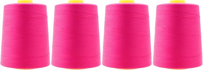 Mandala Crafts 4 Pack of Serger Threads Cones Spools by MandalaCrafts