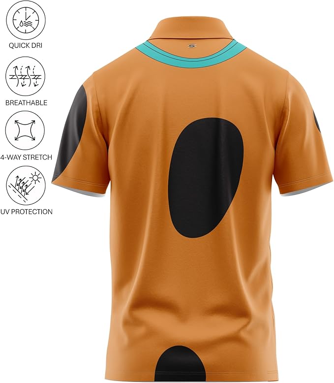 Funny Parody Golf Polo Shirt – Fun Movie Performance Quick Dry UPF Sun Protection Moisture Wicking Casual Wear Shocker Golf