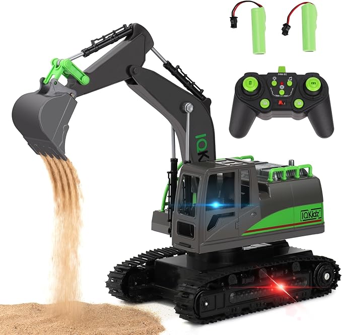 Remote Control Excavator Toys for Boys 4-7 Yrs Old by IQKidz