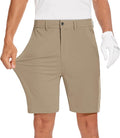JWM Mens 7"/9" Stretch Golf Shorts - Lightweight Hybrid Casual Dress Work Flat Front Shorts with 5 Pockets Quick Dry UPF50