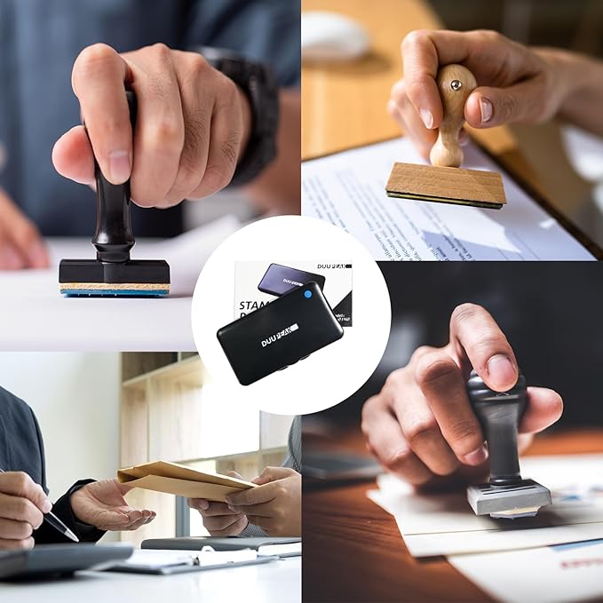 Large Ink Pad for Stamps, 6.14"×3.38" Stamp Pad, Ink Pad for Office, - Image 5