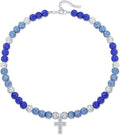 QINJIEJIE Baseball Necklace for Men Glitter Bling Rhinestone Beaded Collection Necklace for Women 16/18in Inspired Sports Jewelry Baseball Chain Cool Gifts for Baseball Players Team Lovers