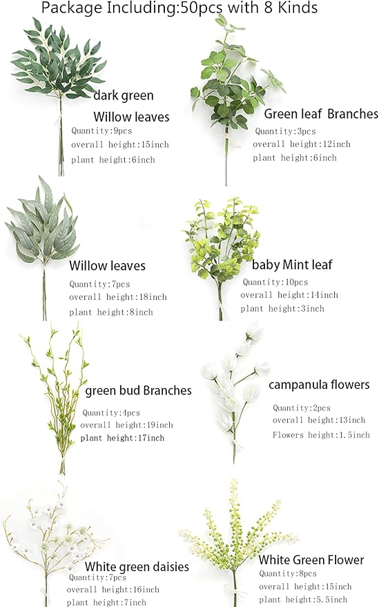 Serra Flora Artificial Greenery Spray Box Set - Image 3