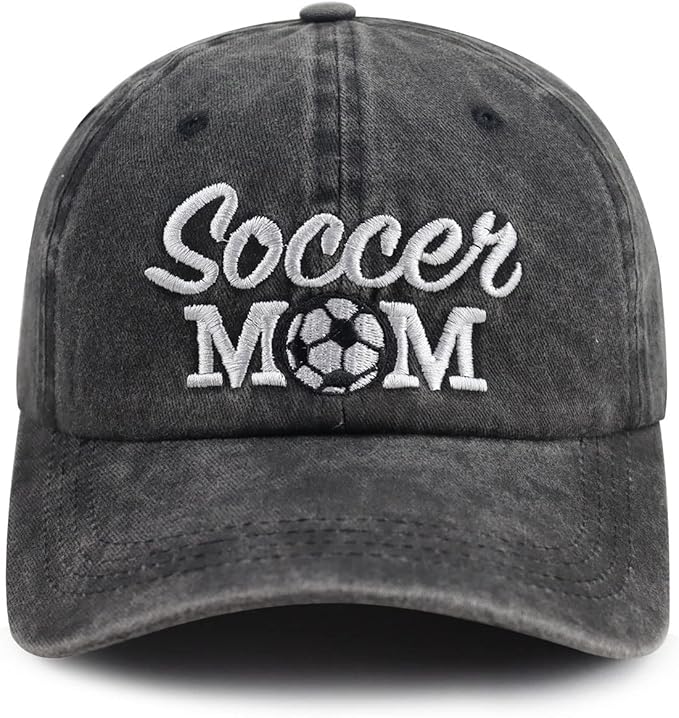 Funny Embroidered Baseball Mom Baseball Cap for Women, Adjustable Cotton Sun Hat for Mama Grandma