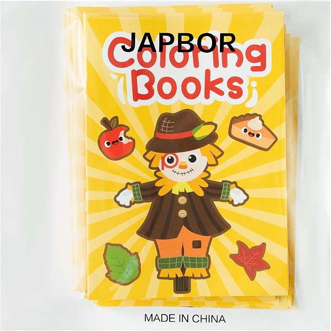 JAPBOR Fall Scarecrow Coloring Books - Image 7