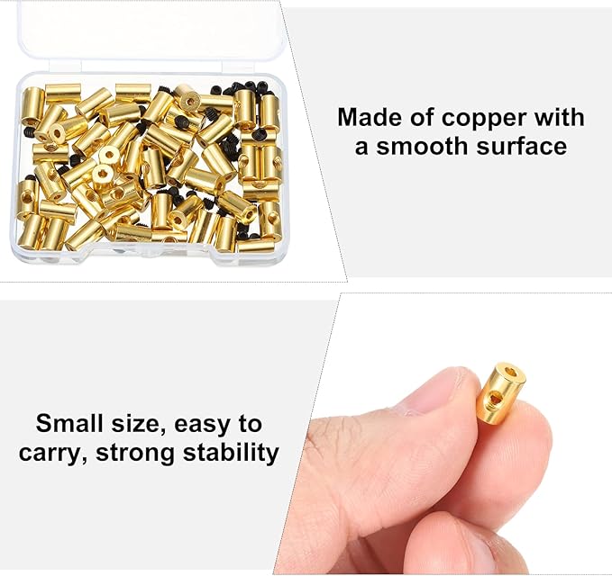 MECCANIXITY 50 Pcs Metal Locking Pin Backs, Locking Pin Keepers Clasp 9mm - Image 5