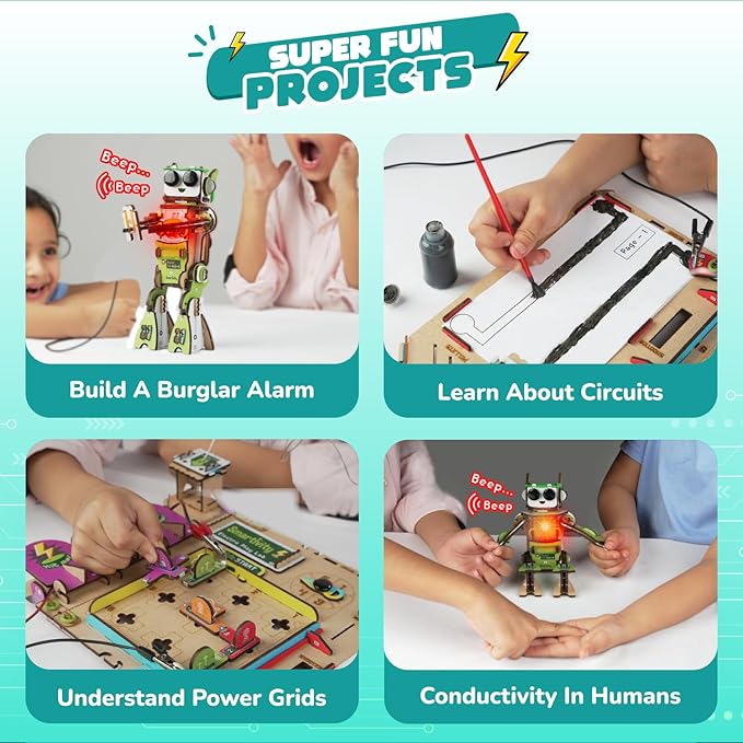 Smartivity Electro Play Lab for Kids Ages 8, 14 Years Old I Electricity Kit - Image 3