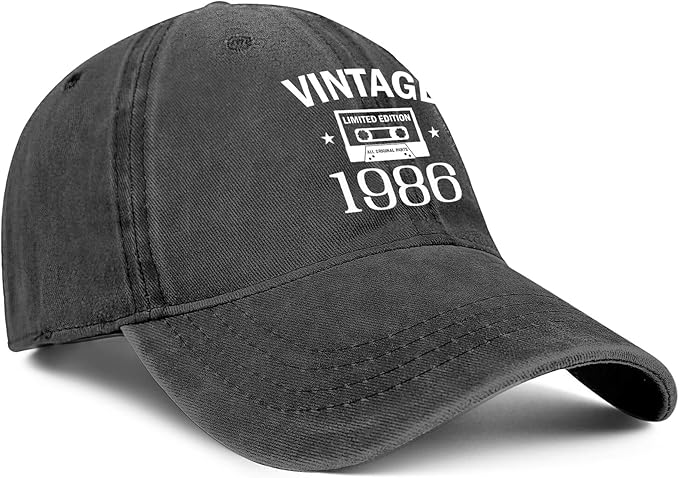 40th Birthday Gifts Women Men 1986 Hats Vintage 1986 Baseball Cap 40th Birthday Gifts for 40 Year Old Fathers Mothers Day