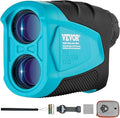 VEVOR Golf Rangefinder, Laser Golfing Hunting Range Finder, 6X Magnification Distance Measuring, Golfing Accessory with High-Precision Flag Lock, Slope Switch, Continuous Scan, and Batteries