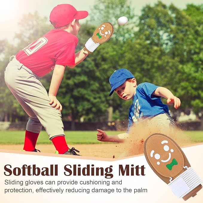 Geyoga Christian Sliding Mitt Cross Baseball Softball Religious Glove Sliding Mitt Baseball Guard Accessories and Protective Gear Left/Right Hands - Hand and Wrist Protection
