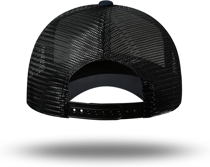 American Flag Trucker Hat - Snapback Hat, Baseball Cap for Men Women - Breathable Mesh Side, Adjustable Fit - for Casual Wear
