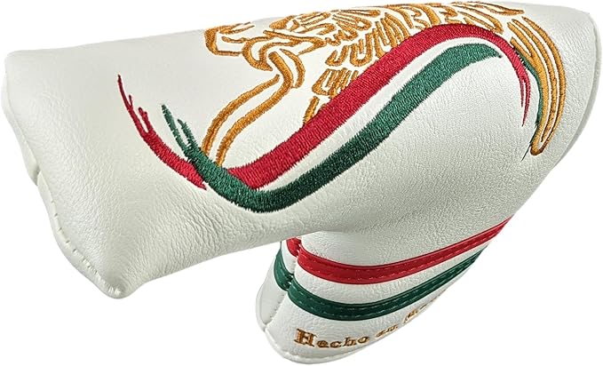 Foretra Mexico Driver Headcover Golf Club Covers Blade Mallet Putter Cover Alignment Stick Holder Hybrid Fairway Wood Head Cover Mexican Style Novelty Golf Accessories for Most Brands