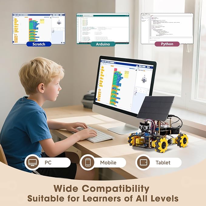 Robotics Kit for Kids Ages 8–12, ACEBOTT STEM Robot Car - Image 6