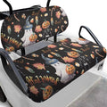 Yewatlles Halloween Ghost Golf Cart Seat Covers Kit, Fit for Club Car Precedent Ordinary Front Seat Cushion, Golf Cart Polyester Seat Cover, No Nails Required