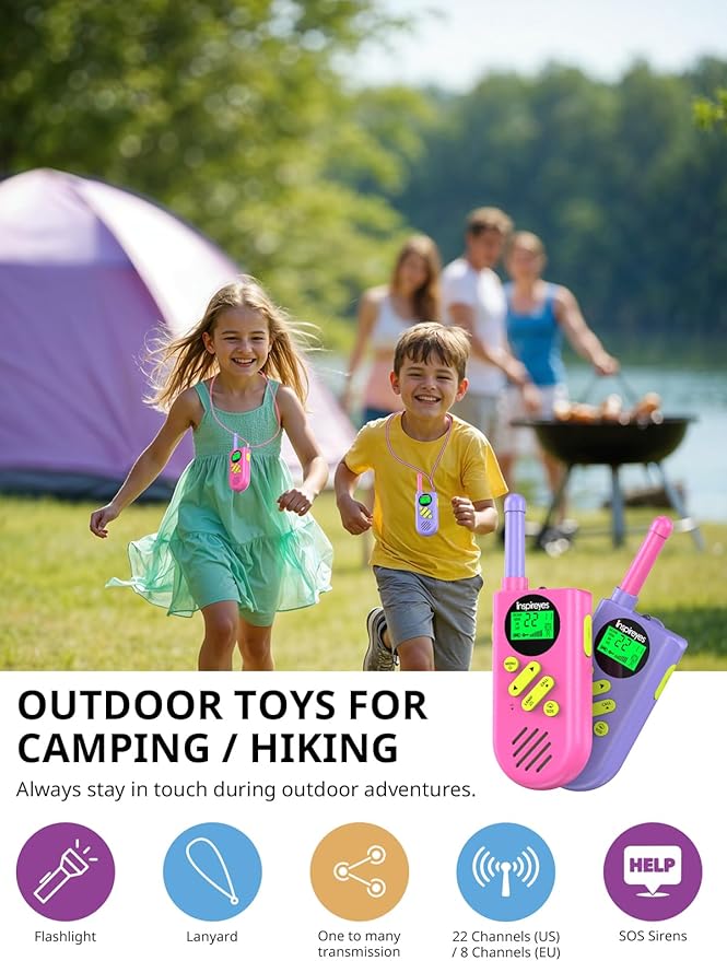 Walkie Talkies for Kids Rechargeable, Toys for Boys and Girls Ages 3-12 - Image 3