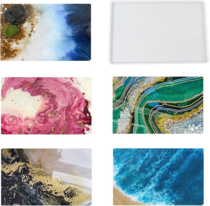 Large Silicone Molds for Epoxy Resin Table, 9 x 14 Inch Rectangle Resin Table - Image 8