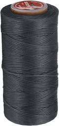 uxcell Flat Leather Sewing Waxed Thread, 140m / 153 Yards Polyester Wax String by uxcell