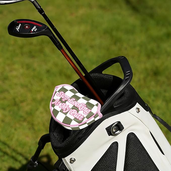 Craftsman Golf Club Cover Golf Head Cover for Driver Fairway Hybrid/Utility Woods Headcover Set Putter Head Cover for Mallet Blade DF3