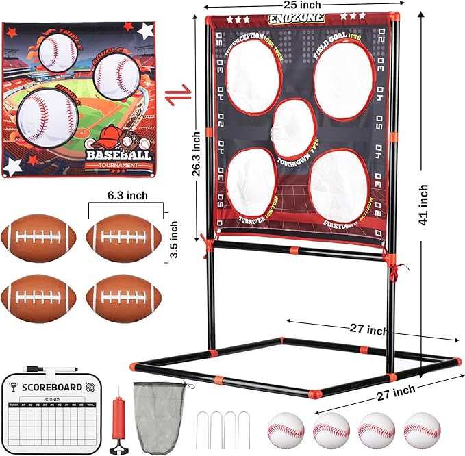 Football Toss Game for Kids Ages 3-8 - Image 2