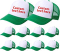 10 Pack of Blank Trucker Hat Bulk Men and Women Hats Bulk DIY Graffiti Mesh Hat Hot Stamping Hats