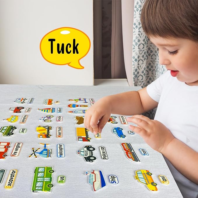 Felt Transportation Vehicles Learning Pieces, 48 Felt Flannel Board Pieces - Image 6