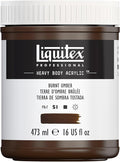 Liquitex Professional Heavy Body Acrylic Paint, 16-oz Pot, Burnt Umber by Liquitex
