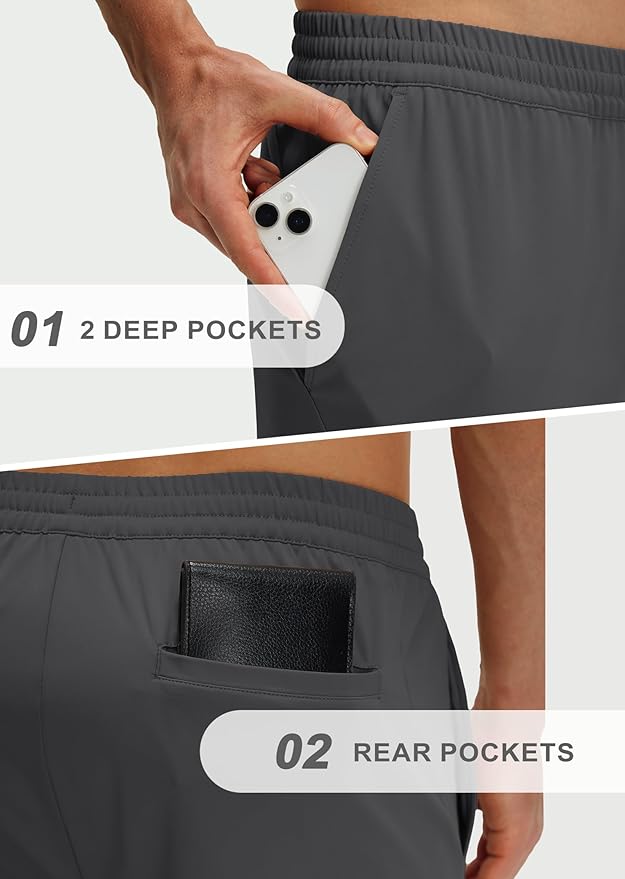 M MAELREG Sweatpants for Men with Pockets Stretch Joggers Lightweight Track Pants for Running Golf Mens Sweatpants Joggers