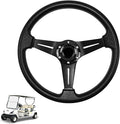 LOSCHEN Golf Cart Steering Wheel Universal Design for Club Car Ds and Precedent EZGO RXV & TXT, for Yamaha Golf Cart Steering Wheel