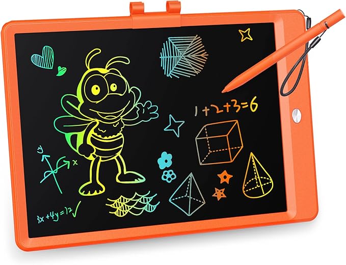KOKODI LCD Writing Tablet, 10 Inch Colorful Doodle Board Drawing Tablet by WhereKidsLearnThroughPlay