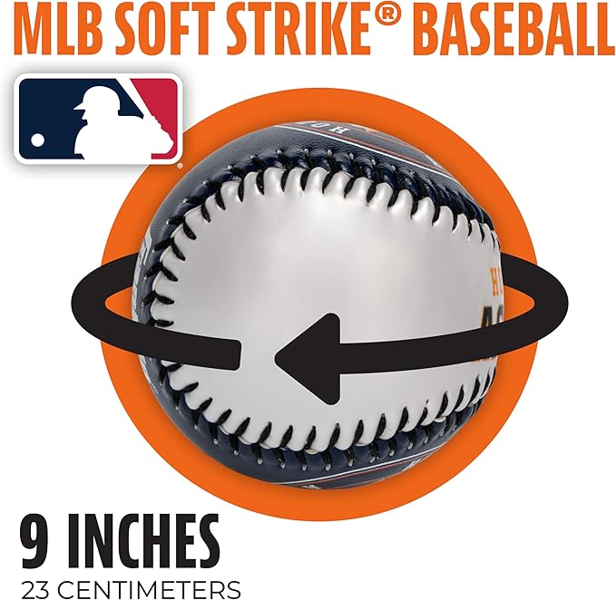 Franklin Sports MLB Team Soft Baseballs - Team Logo - Fan Shop Toy Baseball for Kids - Decoration for Desks and Office