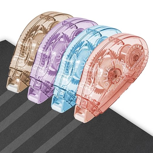 Glue Tape for Scrapbooking, Scrapbook Tape 4 Pcs, Double Sided Tape Roller for - Image 8
