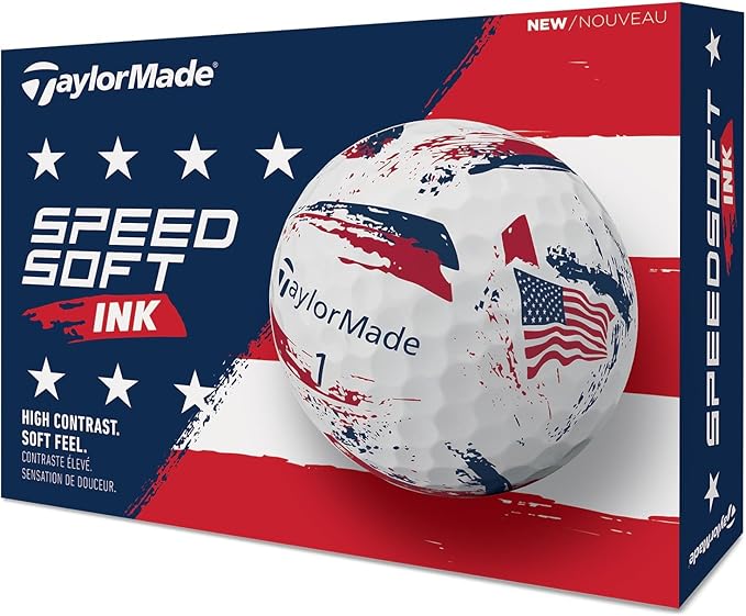 TaylorMade SpeedSoft Golf Balls, Maximum Distance with Ultra-Soft Feel, Perfect for Off The Tee and Around The Green