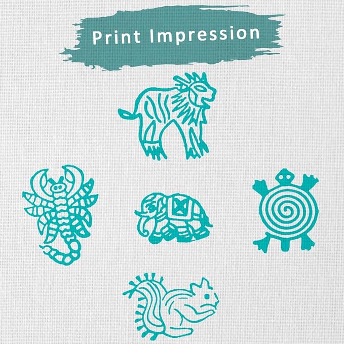 Handcarved Wooden Stamps for Block Printing - Image 3