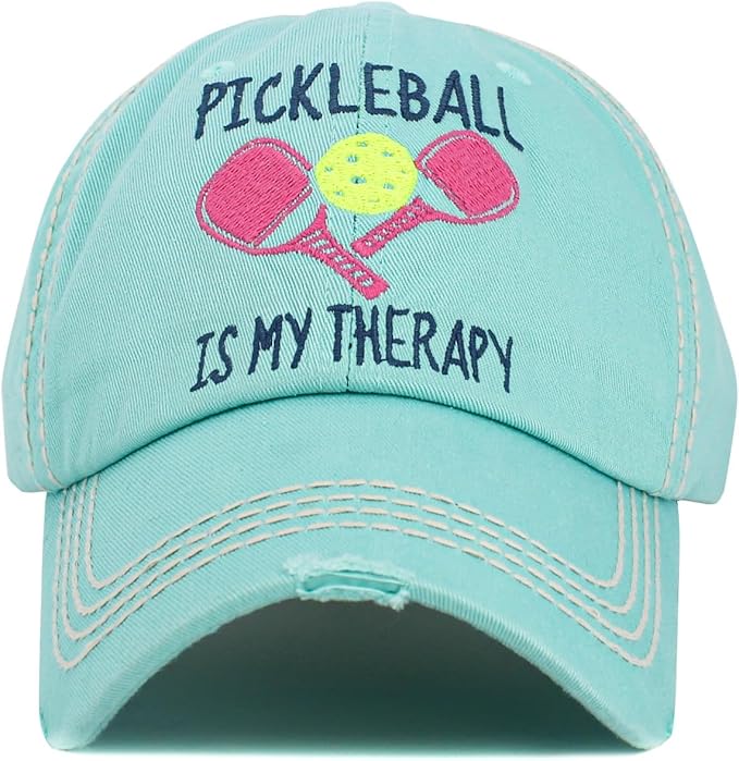 Funky Junque Distressed Vintage Baseball Cap - Embroidered Patch Women's Hat - Holiday, Lifestyle & Patriotic Designs