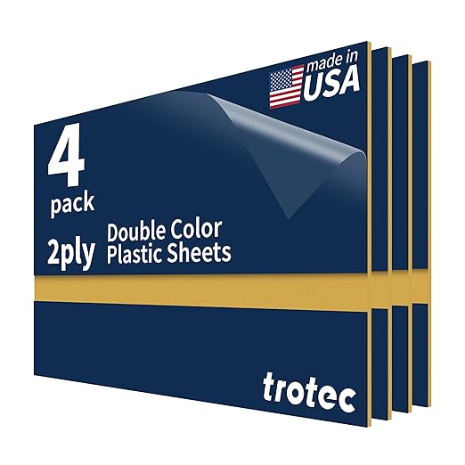 Trotec TroLase | 12"x20"x1/16", Guillotine | Made in USA by TrotecEngravingSupplies