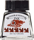 Winsor & Newton Drawing Ink, 14ml Bottle, Nut Brown by WinsorNewton