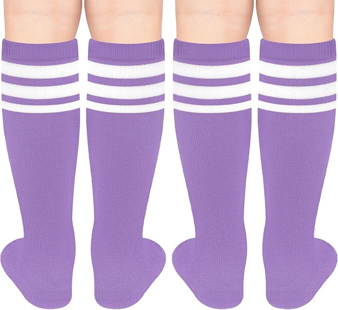 Olreco Toddler Soccer Socks Kids Baseball Socks Youth Softball Sock for Girls Boys Football Sock Boys Athletic Accessories