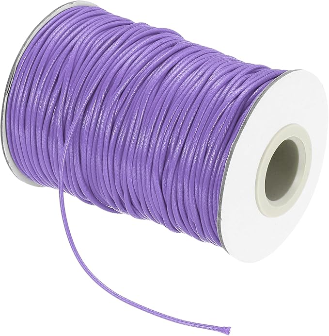 MECCANIXITY Waxed Cord 1.5mm Waxed Thread 87 Yard Wax String Leather Cord by MECCANIXITY