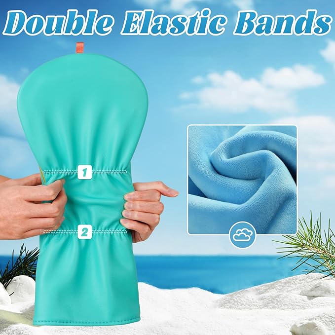 Big Crazy Golf Headcovers - Funny Golf Club Covers - Driver Headcover with Tour Grade PU Leather - Golf Driver Headcover, Waterproof Golf Head Covers, Soft Lining Golf Gift