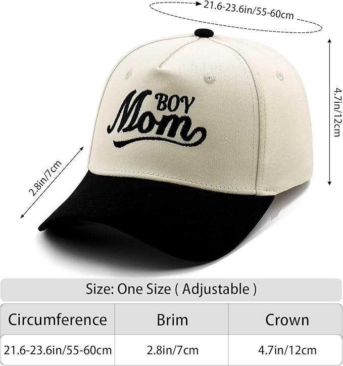 Embroidered Baseball Cap, Cotton Dad Hat, Fun & Heartfelt Stitching, Adjustable Casual Outdoor Hat for Men Women