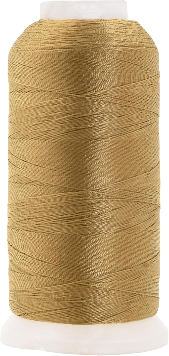 Mandala Crafts Tan Heavy Duty Thread -1500 Yds Tex 70 Thread by MandalaCrafts