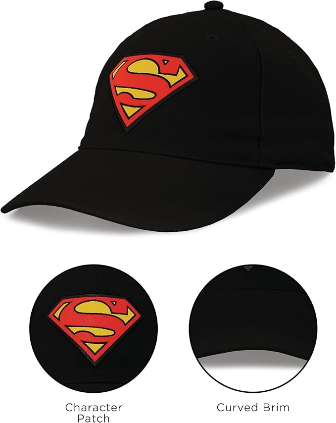 ABG Accessories Superman Hats for Men Baseball Cap