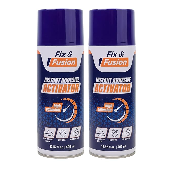 FIX & FUSION Activator Spray, Instant Cure Accelerator by FIXFUSION