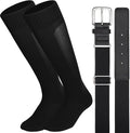 Baseball Socks and Belt Combo for Youth Adult Softball Sock Belt for Boys and Girls