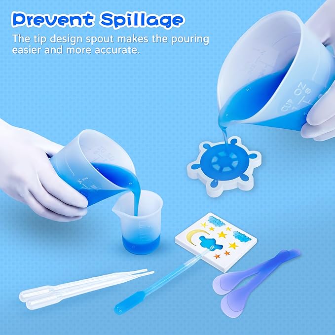 Silicone Resin Mixing Measuring Cups - Image 5